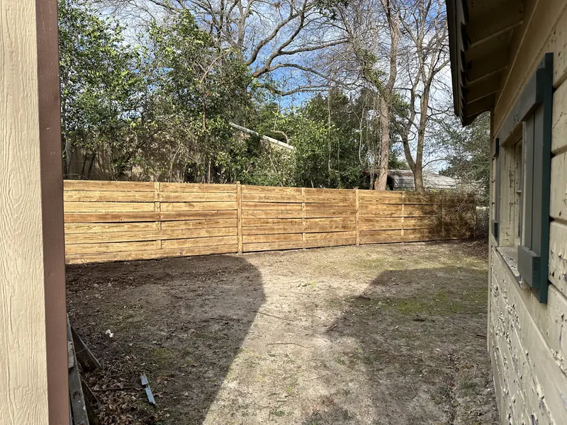 Back fence line